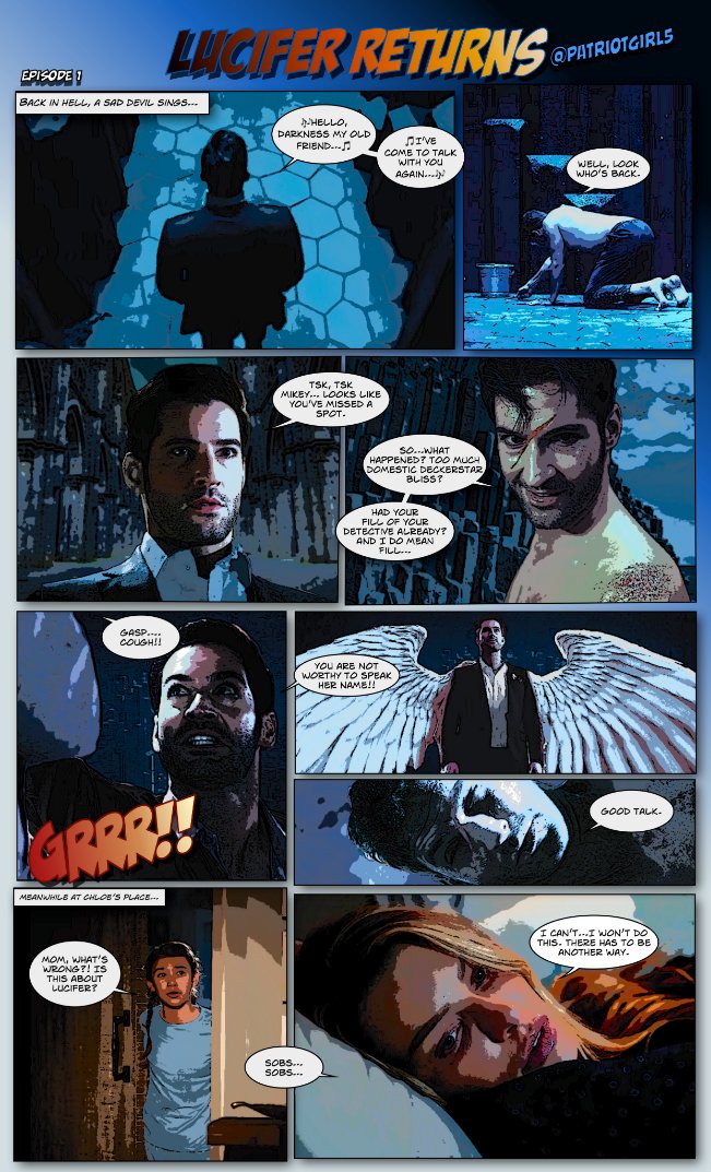 patriotgirl5's tweet photo. I've decided to turn Lucifer Returns Day into an ENTIRE week! So HAPPY #LuciferReturns Week! I'm celebrating by posting all four episodes in one DAMN awesome LUCIPLACE! #Lucifer @Ildymojo @Netflix https://t.co/3GYSVpAELM