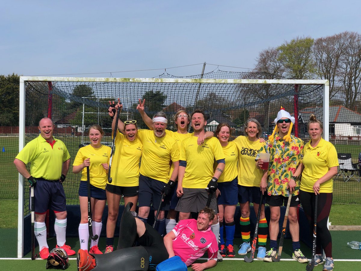 stmarys_college's tweet photo. There were some great team names, including 'Fast but not Furious', 'Team Pathetic', 'The Aubergines' and 'Top Bananas', who won the Festival Trophy. Evie was delighted as she was part of that mixed team.
Well done girls, looks like you had a lot of fun!
#hockey #topbananas https://t.co/QyofVHRmxn