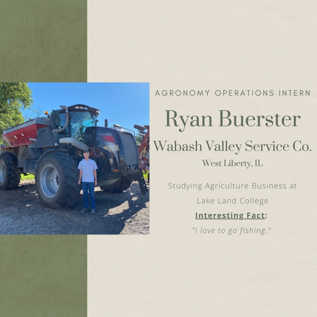Our first intern spotlight of 2022 features two of our Exploring Ag interns, Ryan Buerster (@WabashValleyFS) and Lane Stender (AGVANTAGE FS). We're excited to see what these two accomplish this Spring!

#intern #agriculture #agronomy #grain #springinterns #FSproud #GROWMARKlife