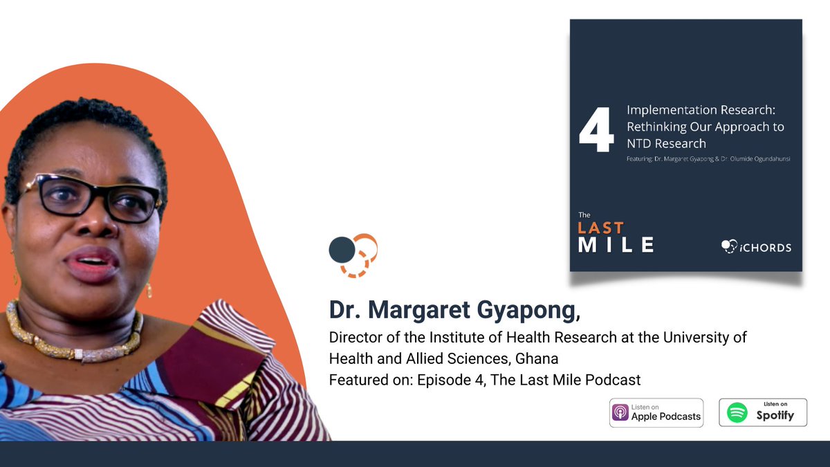 Hear about the unique career journeys of @MargaretGyapong and Dr. Olumide Ogundahunsi and how they started working within the field of neglected tropical diseases. #ImplementationResearch #NTDs #BeatNTDs  

Link: ichords.org/implementation…