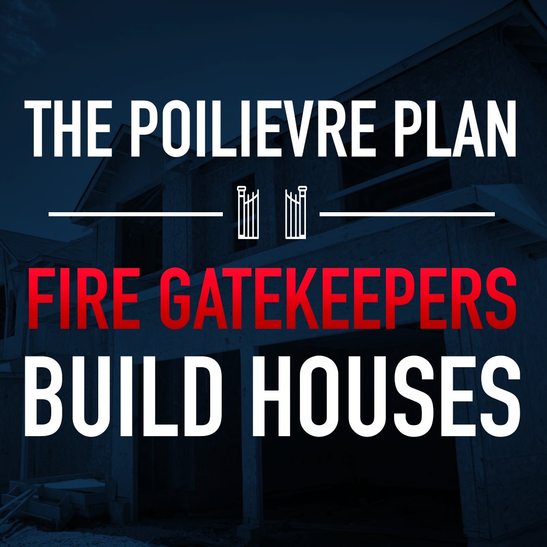 BREAKING: Under my plan, big cities with overpriced real estate &amp; 500,000+ people will need to boost home building by 15% to keep getting their full federal infrastructure funds.

Fire Gatekeepers. Build homes.
pierre4pm.ca/poilievre_will…