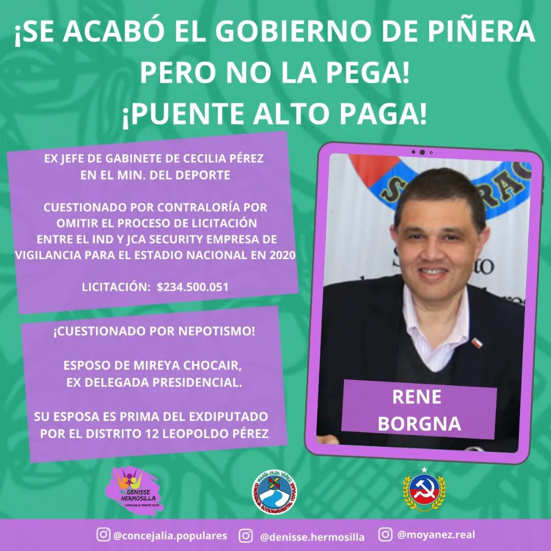 ClpStmith's tweet photo. Por esto puente alto está tan precarizado y abandonado, se convirtió en una bolsa de empleos para los "cesantes" del gobierno anterior.

#ContigoChv https://t.co/q6U7W0UDcK
