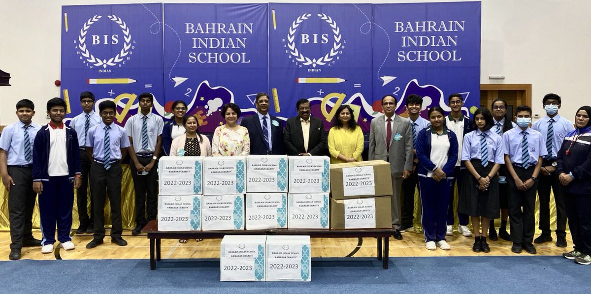 ICRF received Food Kits from Bahrain Indian School, collected and donated by the students, teachers and the parents. These materials will be distributed to needy community members. This is a great gesture from the children and on behalf of ICRF we extend our heartfelt gratitude