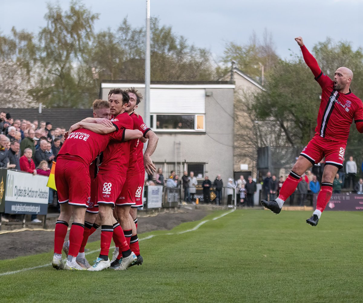 Attention now turns to Saturday as we welcome <a href="/GlenaftonAJFC/">Glenafton Athletic</a> in our final home game of the season.

To celebrate, it’s ‘Fitba for a Fiver’ - with concessions just £2.

After great back to back wins on the road - head down to Holm Park and show Moff &amp; the boys our appreciation 👏🏻