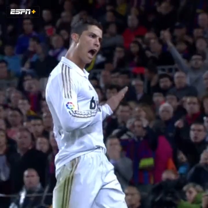 ESPN FC on X: 10 years ago today, Cristiano Ronaldo silenced 90,000  Barcelona fans at Camp Nou and hit the iconic 'Calma' celebration 🤫   / X