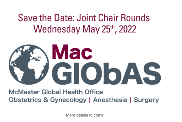 MacGlObAS Joint Rounds Wed May 25th 2022 at 0715 (Virtual). Keynote Speaker Dr. Emilie Joos Register Here: eventbrite.ca/e/2022-macglob…