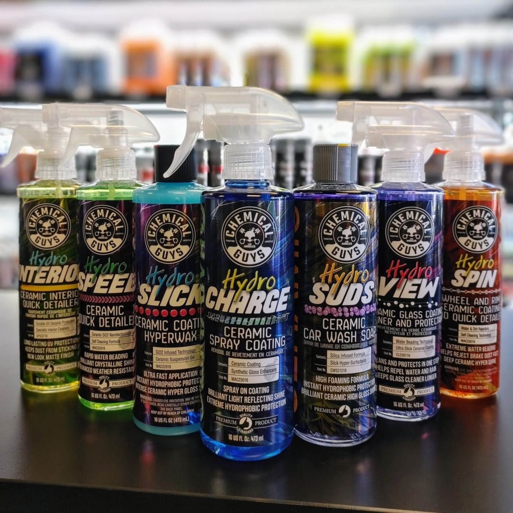 Chemical Guys on X: Which Hydro product are you missing from your Chemical  Guys arsenal? Ceramic coat your entire interior and exterior with our  fan-favorite Hydro-Line! The Hydroline is not only going