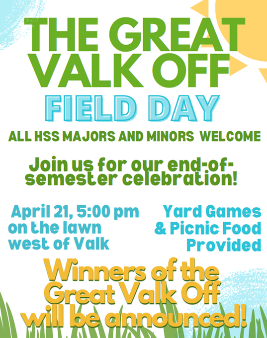 Great Valk Off Field Day - Today 5 PM!