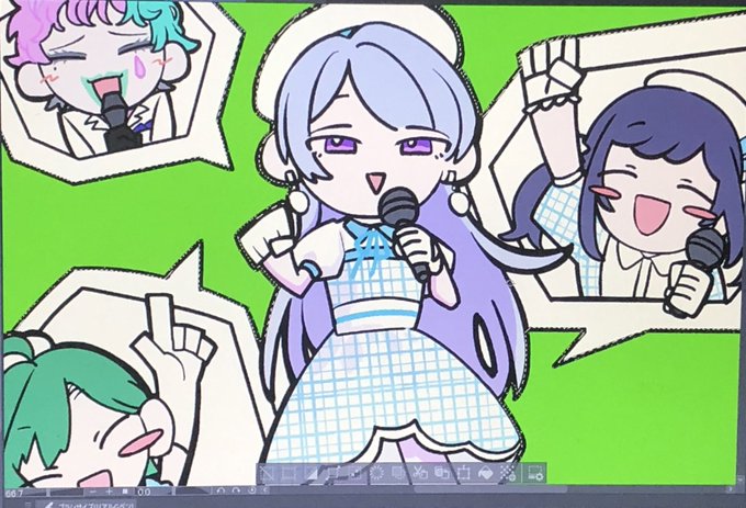本に入れるはずだった絵です、供養します。 