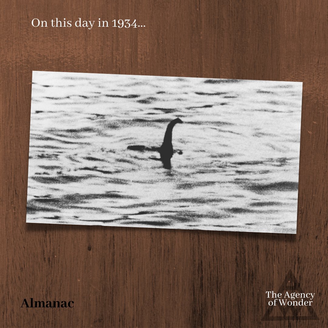 AgencyOfWonder's tweet photo. 1934... A picture of the head and neck of the Loch Ness Monster was published in the Daily Mail.

Purported to have been photographed by the surgeon and gynaecologist Robert Kenneth Wilson (1899-1969), in 1999 it was confirmed to have been a hoax by an eccentric collective.  >> https://t.co/cOosGfsbwy