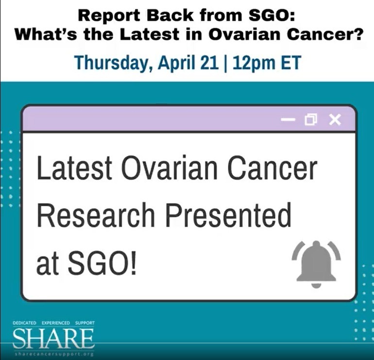 DocmeetingsOnco's tweet photo. Report Back from SGO: What’s the Latest in Ovarian Cancer?
SHARE
4/21/22, 12:00 PM GMT -4 summer

@ShannonWestin  

https://t.co/BNefeBT884 

#webinar #webinars #médico #médica #oncology #oncologia #ginecology #ginecologia #obgin https://t.co/wRz6fpOJCV