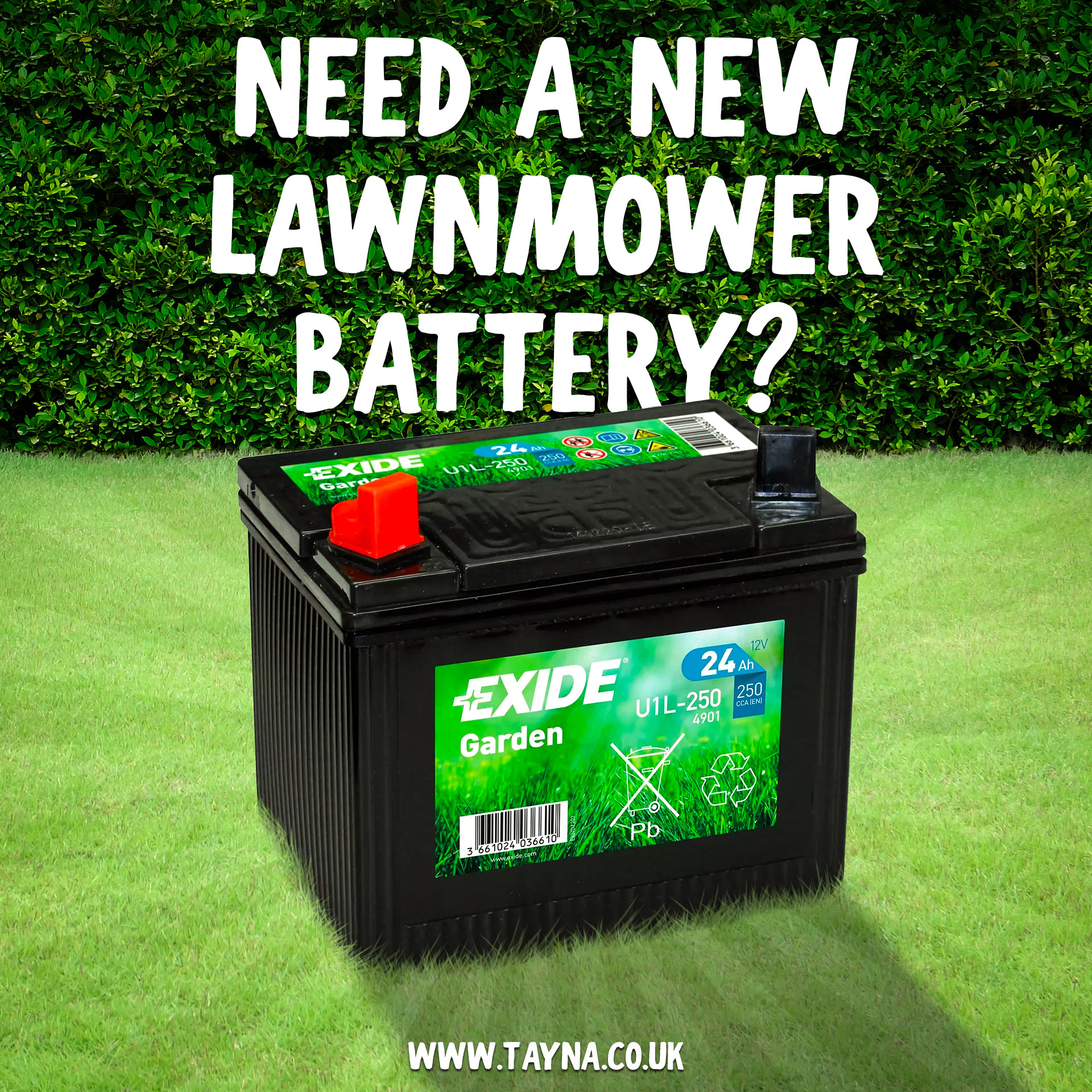 250 cca lawn mower battery online