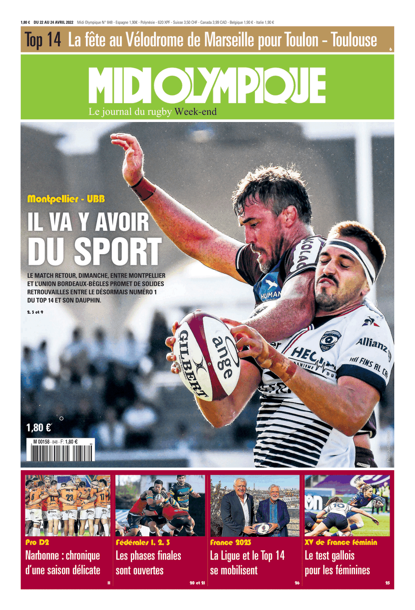 midi_olympique's tweet photo. Il va y avoir du sport en Une de Midi Olympique !
Pour lire le journal dès maintenant > https://t.co/5qoEtzIZg7 https://t.co/n158GGLg0H