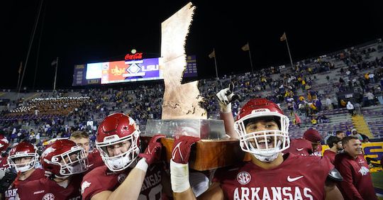 ESPN FPI - this math equation is not a fan of Arkansas. Here's the over/under record prediction and SEC power ranking #wps #arkansas #razorbacks (FREE): https://t.co/b3ufyaNDMr https://t.co/c9T2X9rD3w