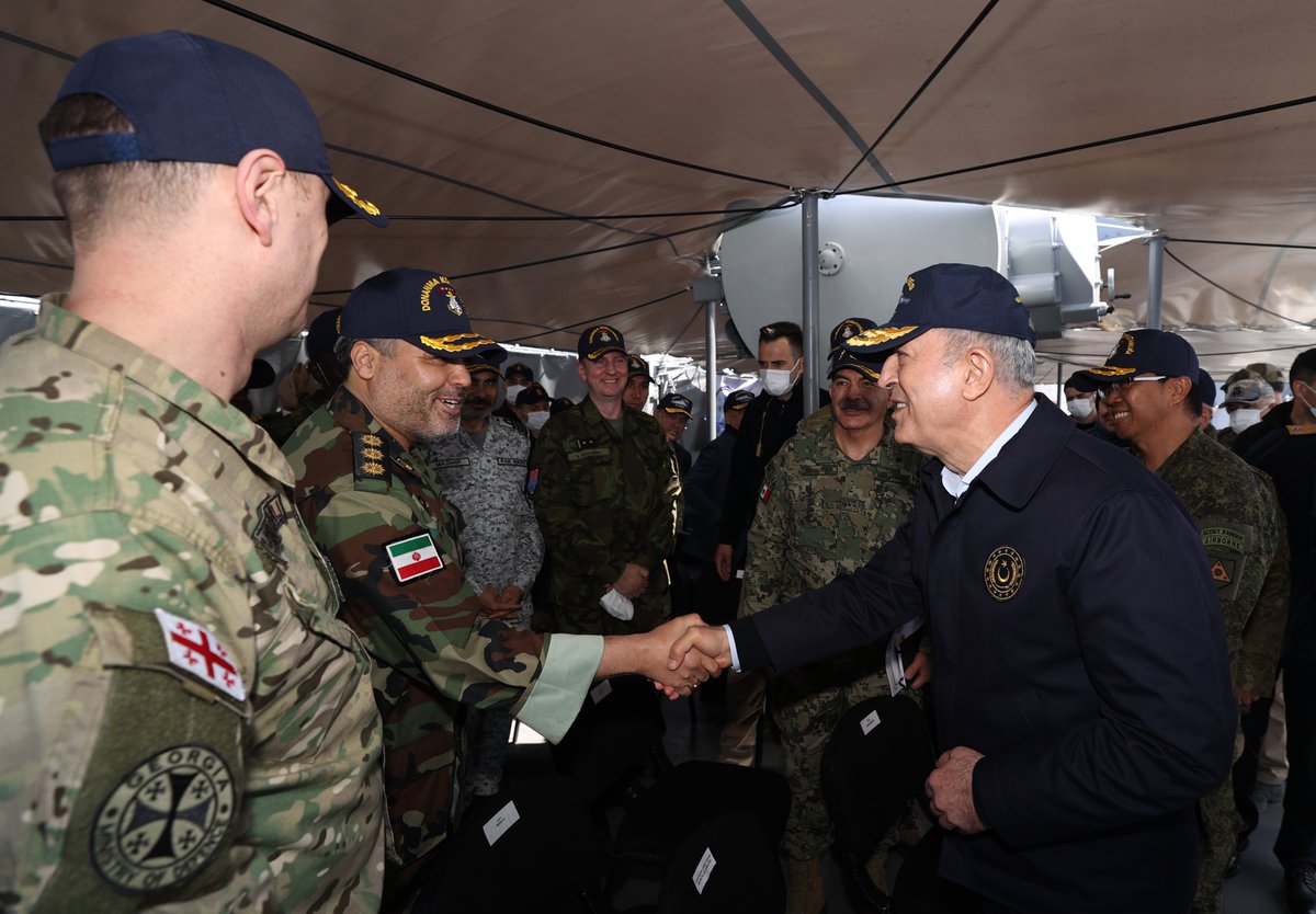 tcsavunma's tweet photo. Cumhurbaşkanımız Sn. Erdoğan, Mavi Vatan-2022 Tatbikatı’na bağlanarak “Dünyanın en köklü devlet ve ordu geleneğine sahip milleti olarak hazarda ve seferde daima vatan müdafaasına; ülkenin hak, alaka ve menfaatlerinin korunmasına hazır bir Silahlı Kuvvetlere sahibiz.” dedi.
#MSB https://t.co/3swD77LMcP