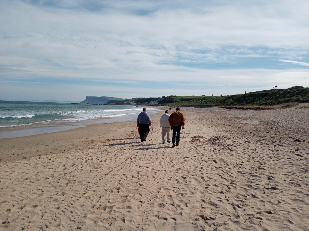 TrianglePandE's tweet image. GAPS
Ballycastle and Armoy. 
Another fantastic sunny day walking and playing games on the beach. 
A rewarding cup of coffee and chat afterwards.
Always a pleasure to meet up with these guys. 
@TNLComFundNI #gaps #ballycastle #armoy