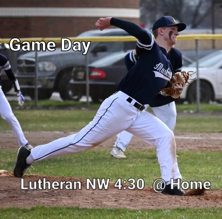Varsity hosts the #11 ranked team in D4 <a href="/LHNWBaseball/">Lutheran Northwest Baseball</a> today. 4:30

<a href="/G_StuckOnSports/">Get Stuck On Sports</a> <a href="/newberry_calli/">Calli (Townsend) Newberry</a> <a href="/BrendenWelper/">Brenden Welper</a>