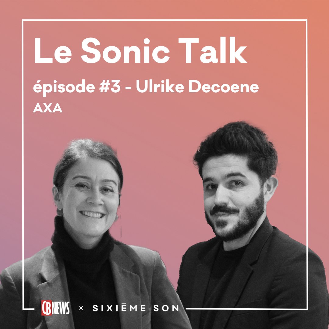 Directrice de la marque d’AXA, <a href="/udecoene/">Ulrike Decoene</a> est l'invitée de l'épisode 3 de notre #podcast Le Sonic Talk, coproduit avec <a href="/CB_News/">CB News</a>. De l'opéra aux tubes latinos, la musique occupe depuis toujours une place de premier plan dans son quotidien. À découvrir ici: bit.ly/3xdzJ8H