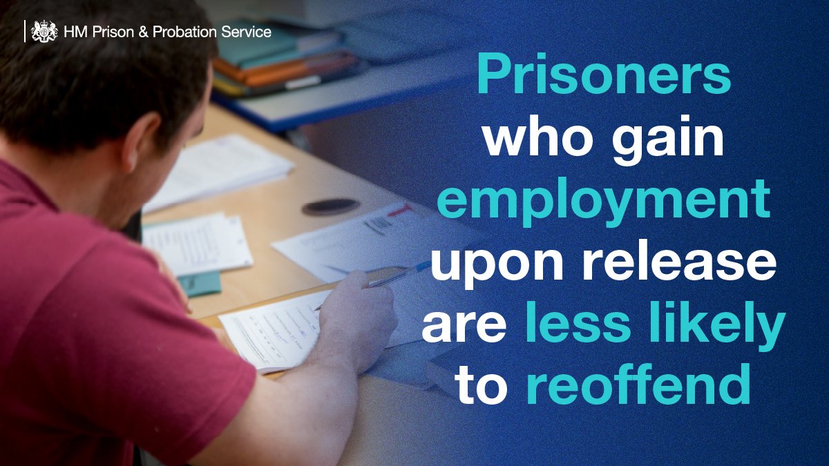 📣Across 17 prisons we’re hiring a Head of Education, Skills and Work to help prisoners get a job on release. They'll work with partners across HMPPS & local businesses to ensure that prisoners get the right skills, education & training. Find out more: jobs.justice.gov.uk/role/reducing-…