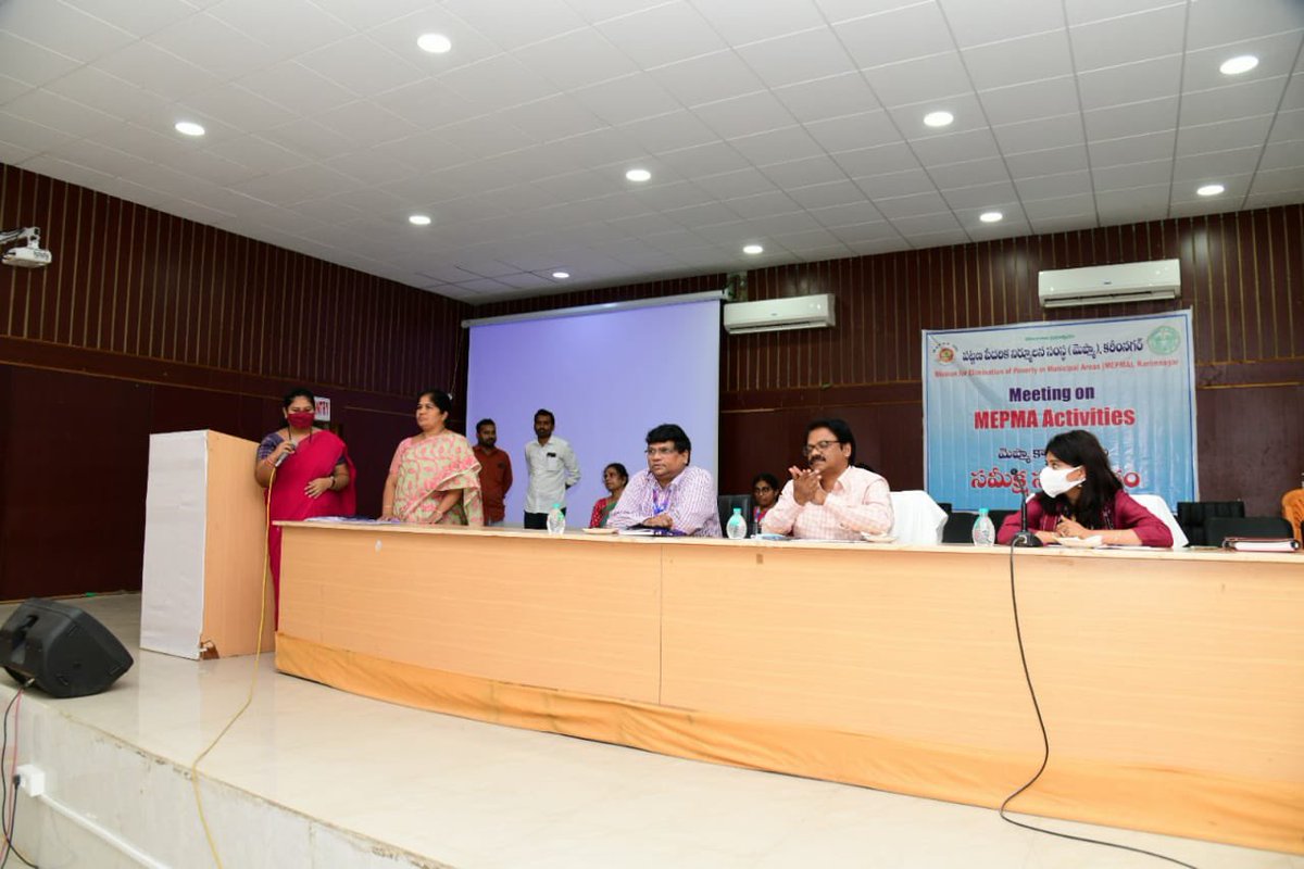 Additional Collector LB Karimnagar (@aclb_knr) on Twitter photo Conducted meeting with Town Level Federation (TLFs) of #SHG women in Karimnagar municipal corporation. Encouraged them to have regular meetings, audit, training and recoveries and to setup new enterprises. 
<a href="/cdmatelangana/">C&DMA</a> 
<a href="/Collector_KNR/">Collector Karimnagar District</a> 
@tsmepma Conducted meeting with Town Level Federation (TLFs) of #SHG women in Karimnagar municipal corporation. Encouraged them to have regular meetings, audit, training and recoveries and to setup new enterprises. 
<a href="/cdmatelangana/">C&DMA</a> 
<a href="/Collector_KNR/">Collector Karimnagar District</a> 
@tsmepma