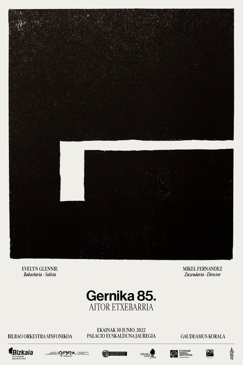 “Gernika85.” ren artelana Rebeka Arce artistarena da.
Sarrerak salgai daude jada:
euskalduna.eus/es/detalle/22G…