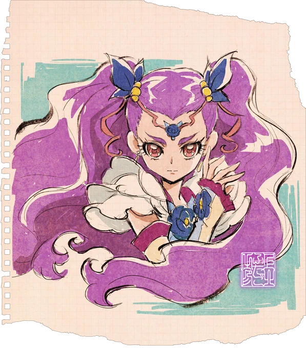 💜美々野くるみ/ミルキィローズ💜
「青いバラは秘密のしるし!ミルキィローズ!」
#プリ5 #precure 