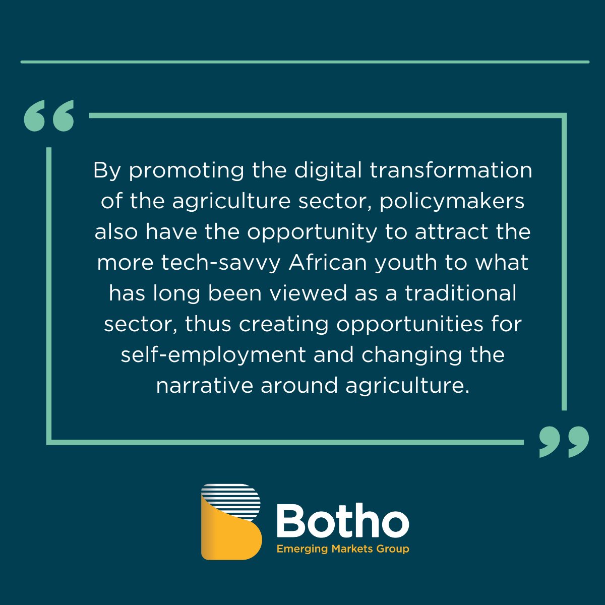 Botho Emerging Markets Group tweet media