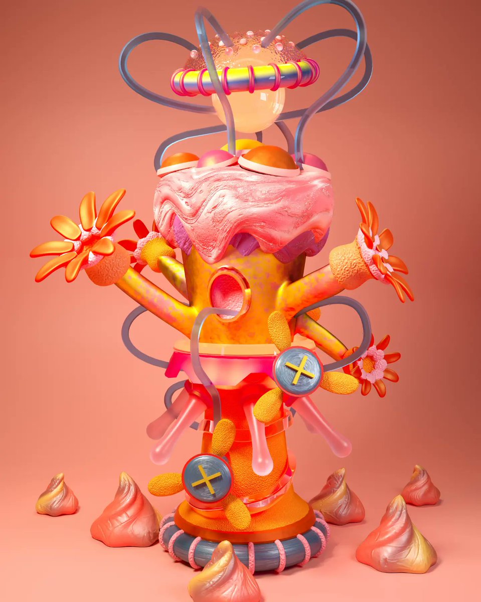 Composition reworking in 2022. 

#c4dart #digitalart #cinema4d #c4d #octane #octanerender #otoy #digitalart #render #abstractart #3dart #3dmodeling #artswork #graphicdesign #graphic #3dgraphics #digitaldesign #dailydesignpick #zbrush #zbrushart #nft #nftart #3dnft