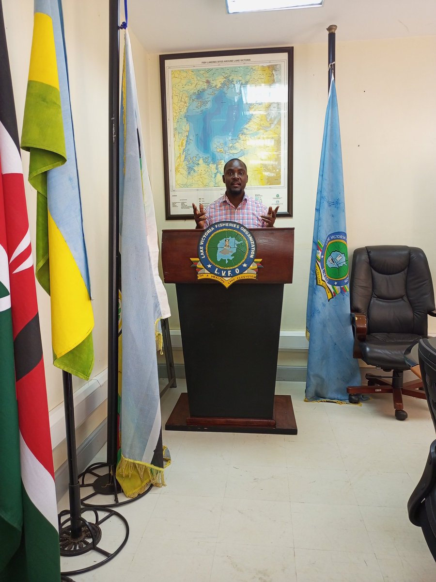 bakora_moses's tweet photo. Presenting about the upcoming International Conference On Artisanal #Fisheries #ICAF at  L.Victoria Fisheries Organization #LVFO offices in @jinjacity 
It's scheduled for 3rd-6th Sept. 22, organized by @FishInitiatives with other partners
#ICAF
#IYAFA2022
#SustainableFisheries https://t.co/OneVZQvYcq