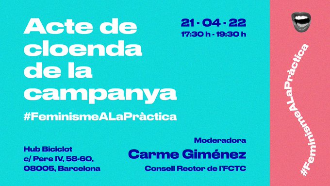 Diomcoop (@diomcoop) on Twitter photo ⚠️Avui ens trobem a l'acte de cloenda amb #FeminismeALaPràctica!💪🏿💜🥰
Compartirem experiències i reflexions sobre les bones pràctiques dins les entitats amb les companyes de <a href="/celobert_coop/">Celobert cooperativa</a> <a href="/Drac_Magic/">Drac Màgic</a> i <a href="/JuntasPalante/">Mujeres Pa'lante</a>! ⚠️Avui ens trobem a l'acte de cloenda amb #FeminismeALaPràctica!💪🏿💜🥰
Compartirem experiències i reflexions sobre les bones pràctiques dins les entitats amb les companyes de <a href="/celobert_coop/">Celobert cooperativa</a> <a href="/Drac_Magic/">Drac Màgic</a> i <a href="/JuntasPalante/">Mujeres Pa'lante</a>!