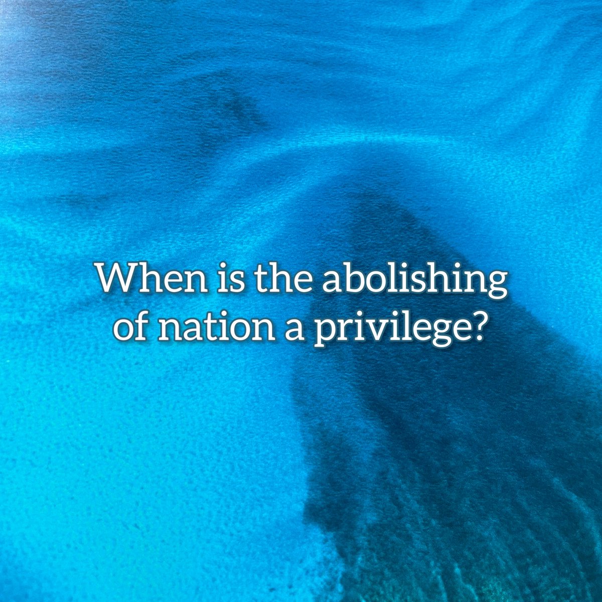 Iniva_arts's tweet photo. Who gets to imagine borderlessness? 

When is the abolishing of nation a privilege? 

https://t.co/ItxcouUNC2

#inivawhatisnation 
#driftdigitalpavillion
#aabaakwadconversations
@ECF_tweets #EuropeanPavilion https://t.co/tR93IQ75aZ