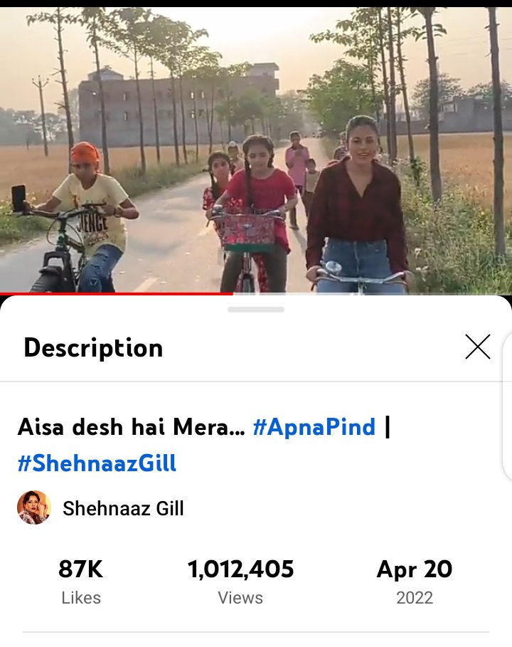 LoveSidnaaz4's tweet photo. 1M views done 😍 @ishehnaaz_gill

#ShehnazGill https://t.co/C2YwRUiBjx