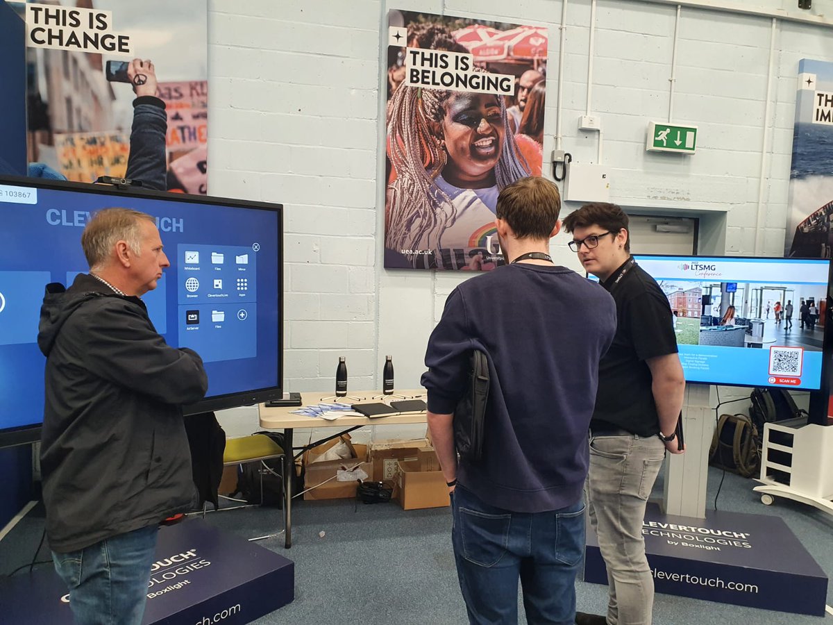 myClevertouch's tweet photo. The @LTSMG is in full swing at the @uniofeastanglia! #edutwitter #university #education #avtweeos #ltsmg #clevertouch #myclevertouch https://t.co/5USoWIM6z1