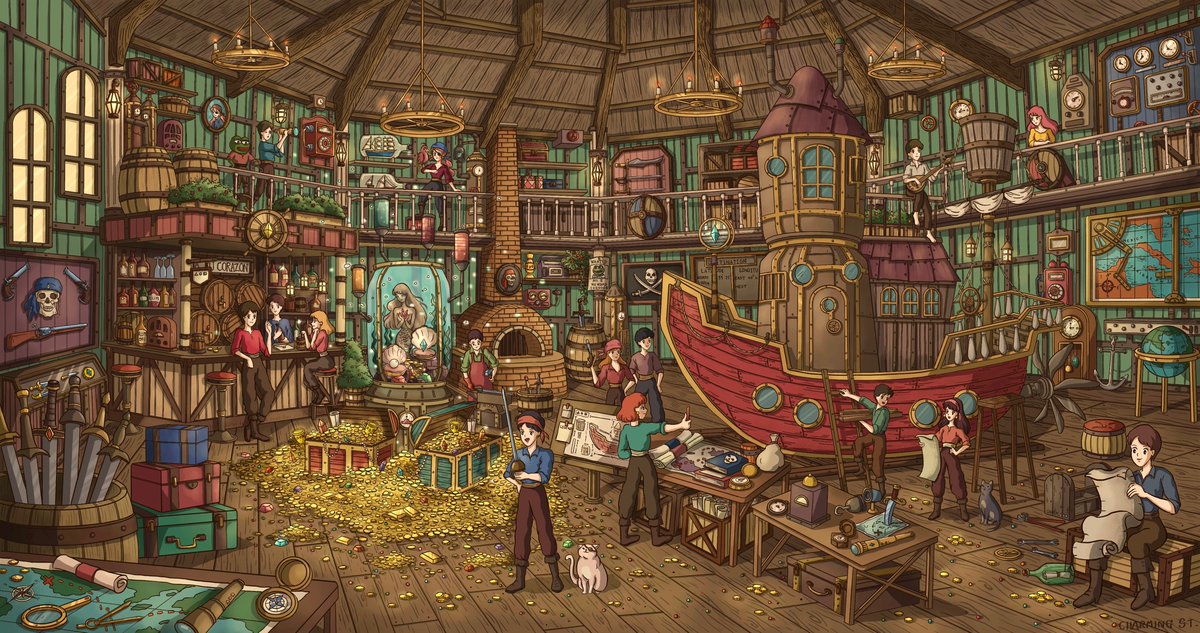 “New Journey” New drop on foundation <a href="/foundation/">Foundation 🌐</a> ⚓️🤩 Available for bidding at foundation.app/@CharmingStudi… ⛵️ #NFTCommunity #nftcollectors #nftart #NFTdrop #NFTs