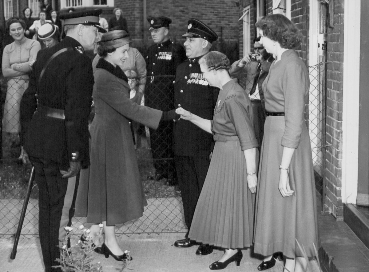 The Corps is sending birthday wishes to Her Majesty Queen Elizabeth II, our Colonel-in-Chief. 

Picture: Visit of H.M. The Queen to Chatham on the 24th October 1956. 

<a href="/RoyalFamily/">The Royal Family</a> 

#royalfamily #royalbirthday #queensplatinumjubilee