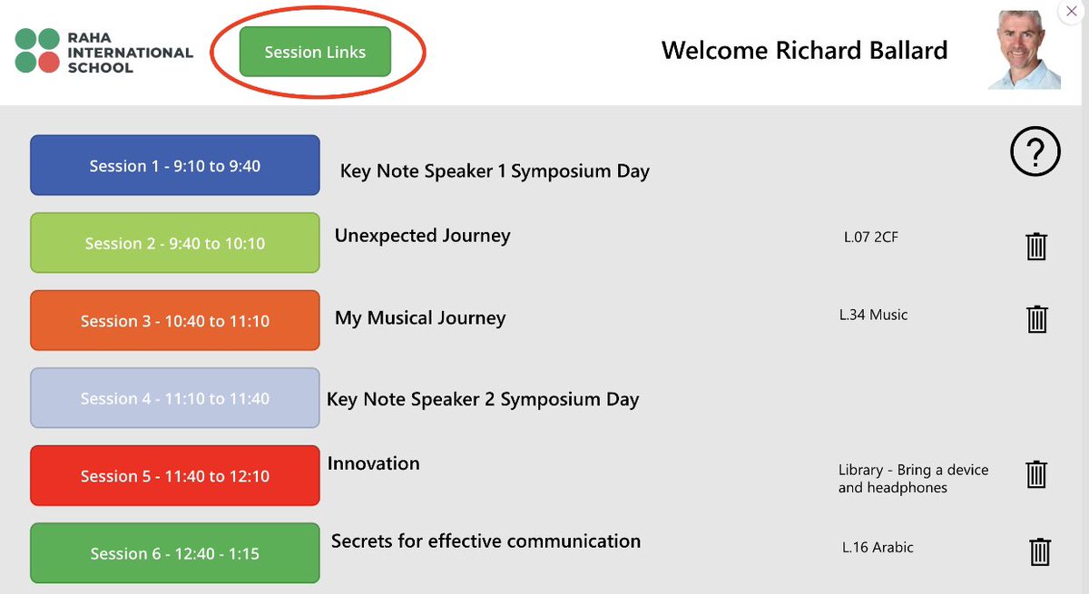 RunEducator's tweet photo. Students selecting their schedules for the @RIS_primary @RISabudhabi symposium today @Taaleem 

So proud to see choice and ownership over the students time being put into the hand of the students! Well done to everyone involved! https://t.co/DbtiN53oPI