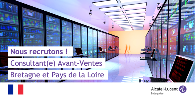 JPPrimard's tweet photo. @ALUEnterprise recrute un(e) Consultant(e) Avant-Ventes en région Bretagne et Pays de la Loire. Devenir le/la référent(e) technique des ventes de solutions ALE vous tente ? Dans une entreprise dynamique et internationale ? Alors postulez ! https://t.co/GfOgO1jAOx https://t.co/P3RH24SEi9