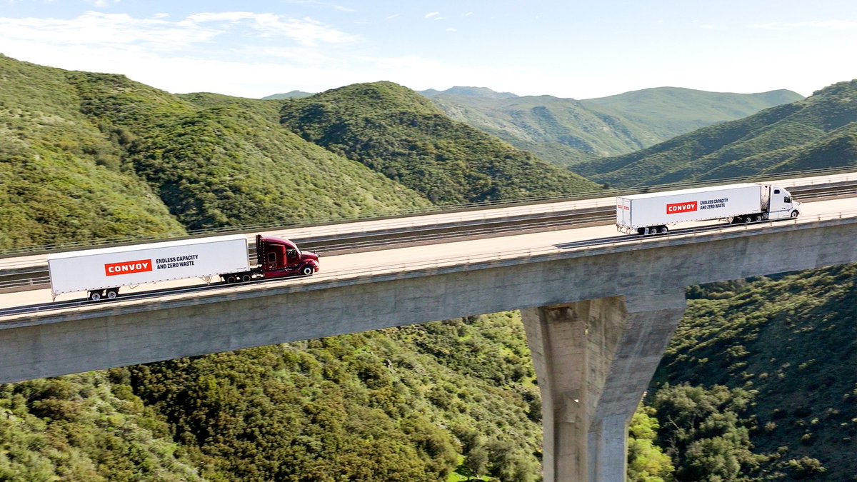 convoyteam's tweet photo. Convoy announces its most recent investment to fuel the digital transformation of freight. https://t.co/DH1b7n3bvy #truckyeah https://t.co/nmsB3vkOxq