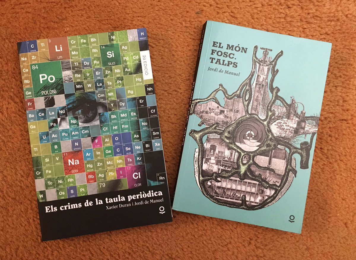 jordidmanuel's tweet photo. Si teniu adolescents a casa, però també per a vosaltres, dues novel·les de gènere: “Els crims de la taula periòdica”, negra, escrita amb @xduran_e i “El món fosc. Talps”, ciència-ficció un món subterrani que no coneix que existeix el nostre món. Ambdues a @jollibre 
(2 de 4) https://t.co/StpHYwVQ0C