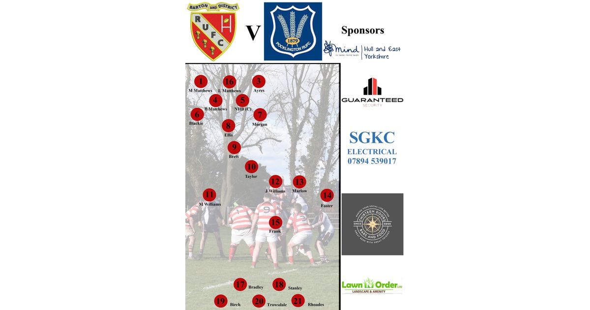 TEAM NEWS
pitchero.com/clubs/bartondi…