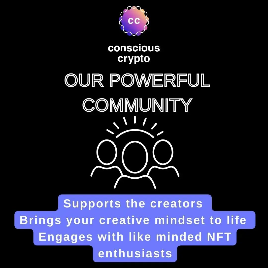 ConsCryptoClub's tweet photo. Enjoy the benefits of a Powerful #Community!
Join the Conscious Crypto Club, the new space for change makers!

#nft #nftart #nftlaunch #nftcommunity #nftcollector #nftartist #cryptoart #digitalart #art #nftproject #nftcollectors #nftcollection #consciouscrypto https://t.co/QJw24qLWcW