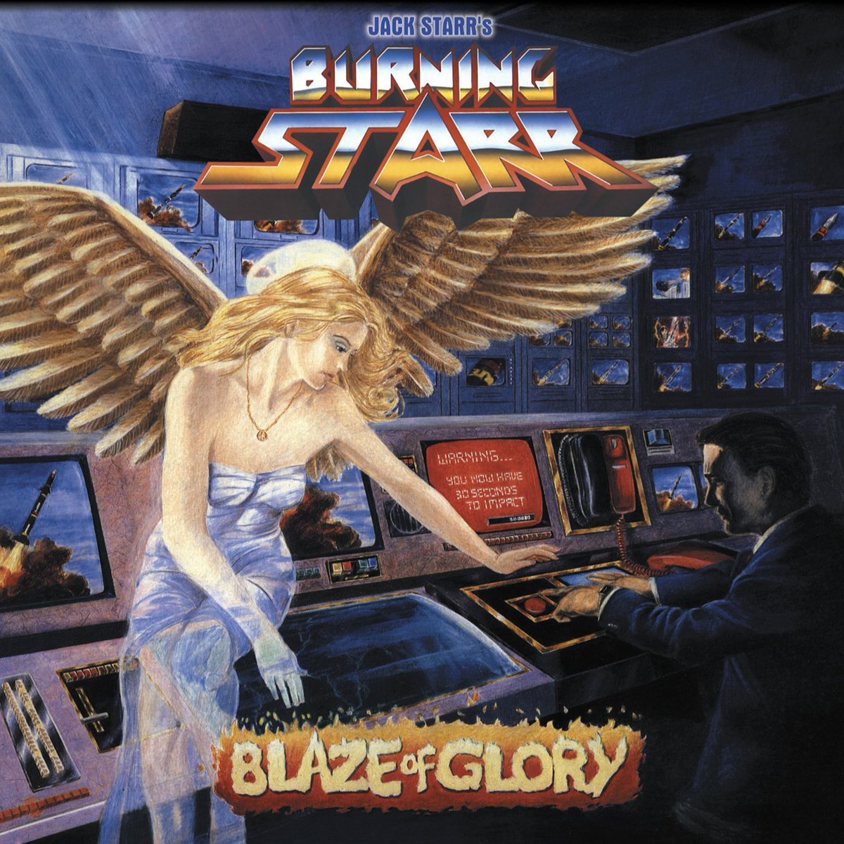 SLayton82's tweet photo. Not as good as the first two albums, but it does have the guitar wizardry of Jack Starr, and that will always count for something.

#BurningStarr https://t.co/hY6ve5rWBN