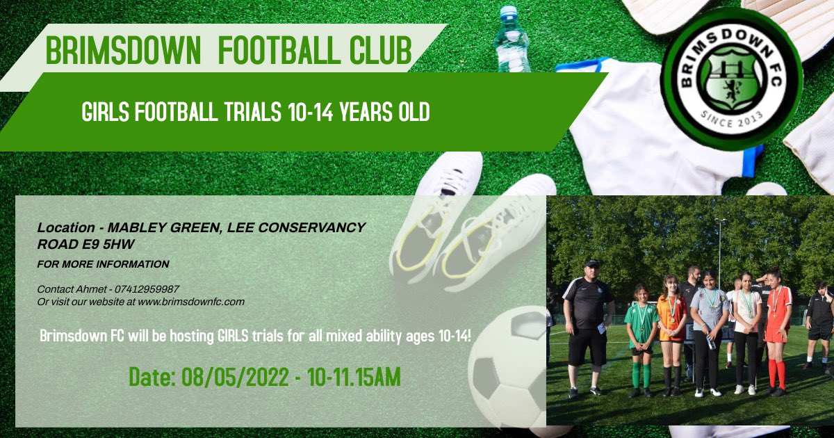 brimsdownfcuk's tweet image. We are looking for girls to start up girls team! Please be in touch to book your place for free trials! @ericgbio @cooper.a12 @super5league 

#girls #girlsfootball #girlsdevelopment #unity #respect #inclusion