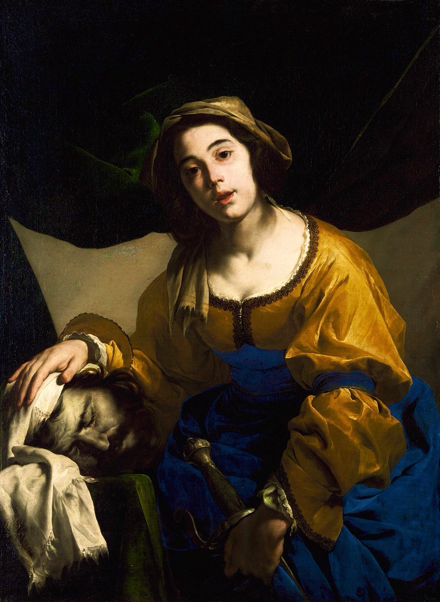 UrbanusVIII's tweet photo. #BernardoCavallino, #Giuditta con la testa di #Oloferne, olio su tela del 1655, @NatMus_SWE. #TesoriPerduti https://t.co/CAnSAEnrpE
