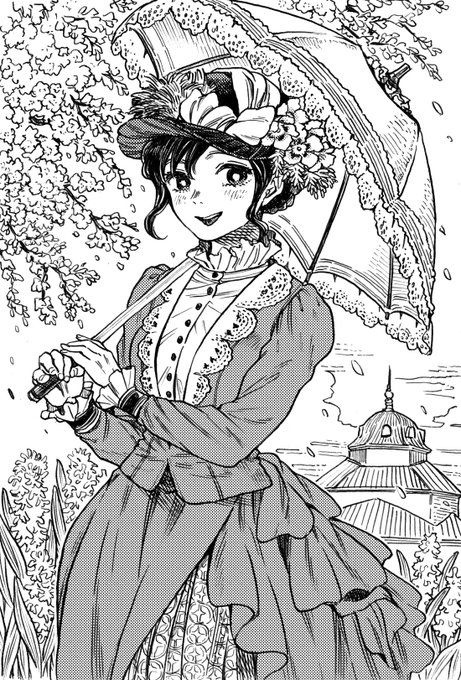 明治の洋装 かわいいね 