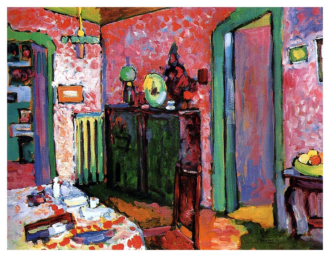 Interior (Mi comedor), 1909, Vasily Kandinsky