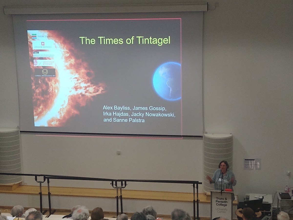 Falconer82's tweet image. Great time being had at the fantastic Tintagel Conference #englishheritage #tintagel