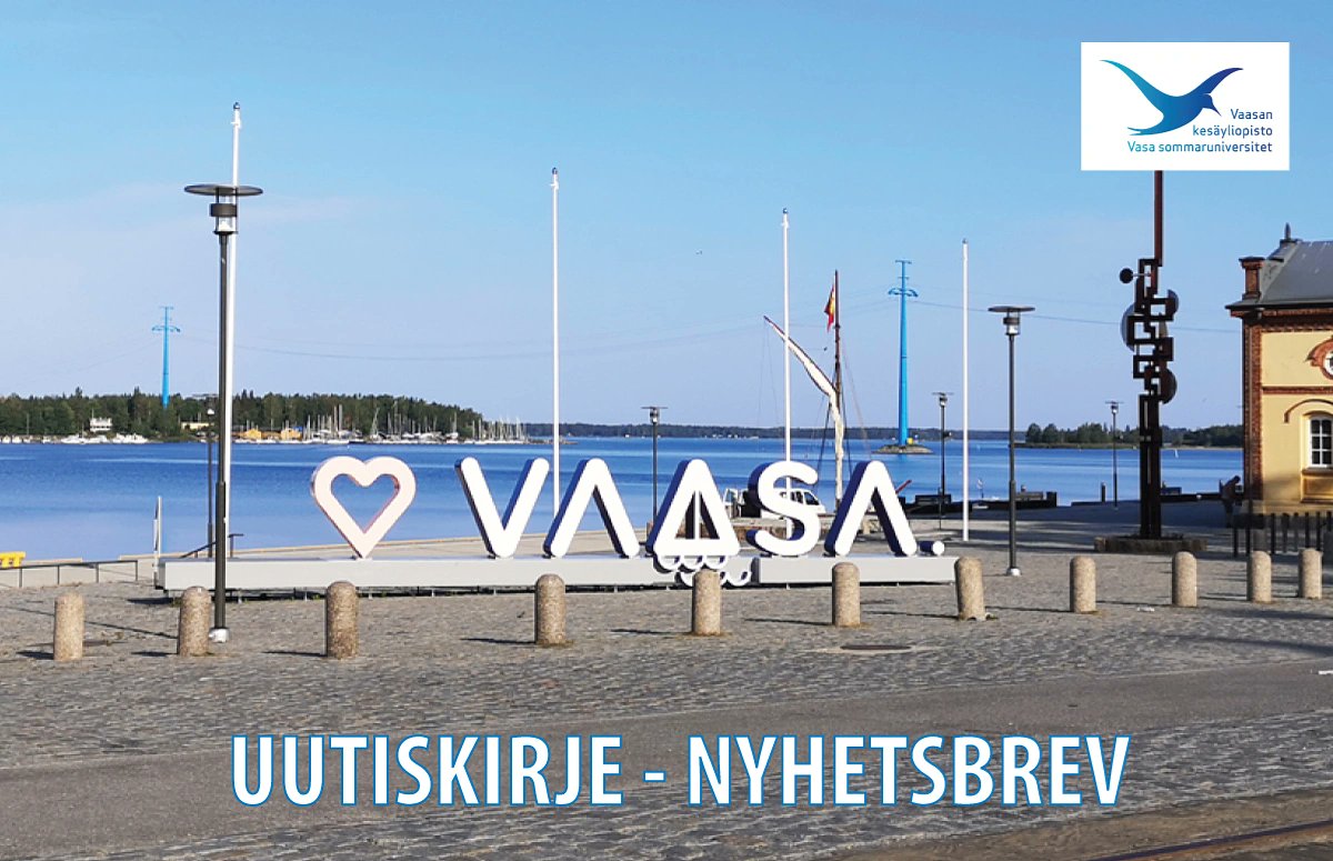 Toukokuun uutiskirje on ilmestynyt!
tinyurl.com/3vfxrybh
Kurssivalikoima on laaja, meiltä löytyy laadukkaita opintokokonaisuuksia, kieliopintoja ja mielenkiintoisia lyhytkursseja. Tervetuloa mukaan! 
------
Maj nyhetsbrev är här!🌞
tinyurl.com/3vfxrybh
Välkommen med!