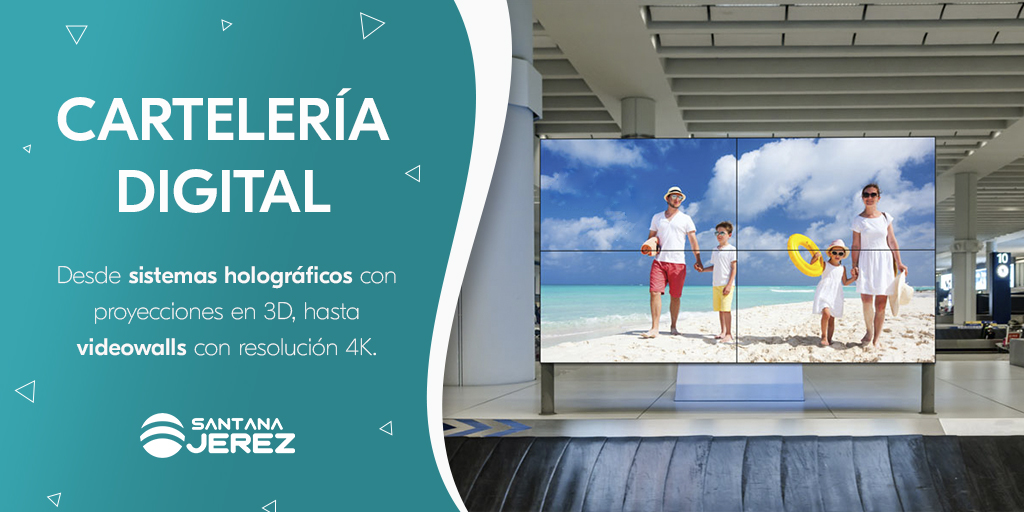 📍 ¿Una imagen vale más que 1000 palabras? No renuncies a nada y comunícate con tus clientes a todos los niveles gracias a nuestras soluciones de #CarteleríaDigital.
Desde sistemas holográficos con proyecciones en 3D, hasta #videowalls con resolución 4K ➡️ ow.ly/50RU50GFVLF