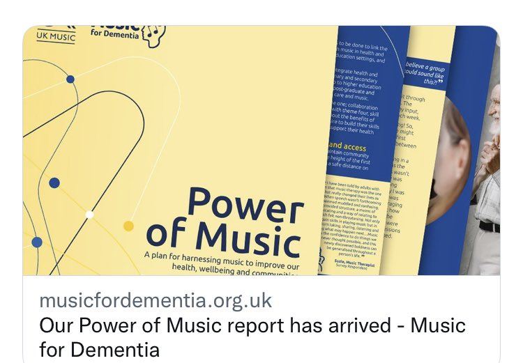 … Conclusion - MUSIC IS POWERFUL 

I don’t think I’ll EVER tire of seeing these words in print. Not anecdotal, not an opinion, not ignorable. #musicispowerful #powerofmusic #singingandwellbeing <a href="/MusicforDemUK/">MusicforDementia</a> <a href="/NetworkSinging/">Singing for Health Network</a> <a href="/ageukleics/">Age UK Leicester Shire & Rutland</a> <a href="/wea101/">WEA Leicester and Leicestershire</a> <a href="/RecoveryCollege/">Leicestershire Recovery College</a> <a href="/BBCLeicester/">BBC Leicester</a>